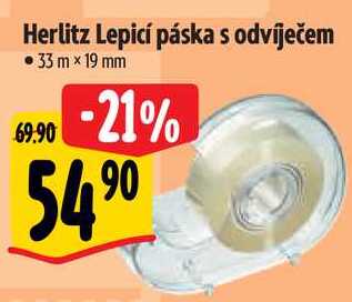 Herlitz Lepicí páska s odvíječem  