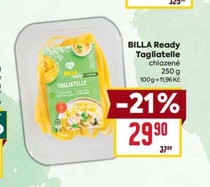 BILLA Ready Tagliatelle chlazené 250 g