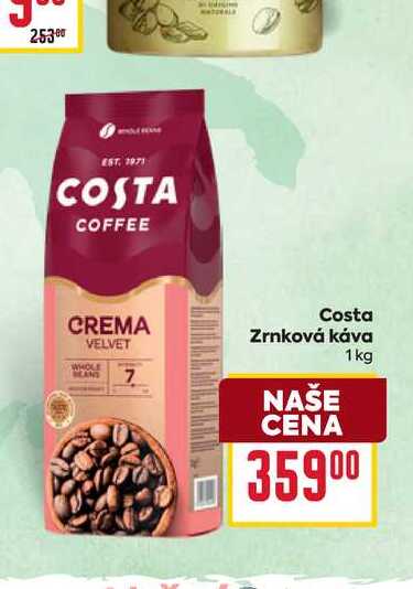 Costa Zrnková káva 1kg