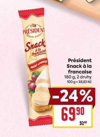 Président Snack à la francaise 180 g