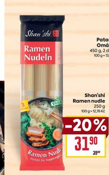 Shan'shi Ramen nudle 250 g