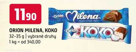 Orion Milena koko 32-35 g vybrané druhy 