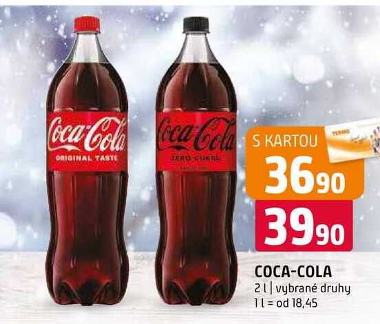 Coca-Cola 2l vybrané druhy 