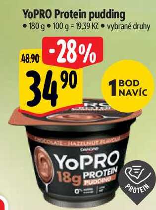 YoPRO Protein pudding, 180 g