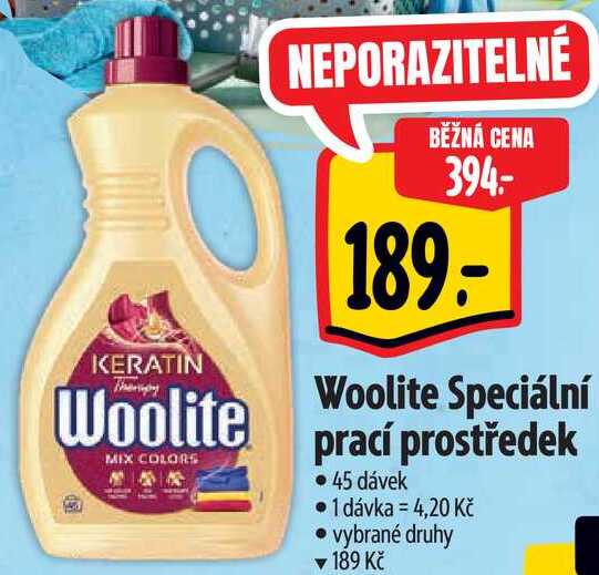 Woolite Speciální prací prostředek, 45 dávek