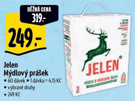 Jelen Mýdlový prášek, 60 dávek