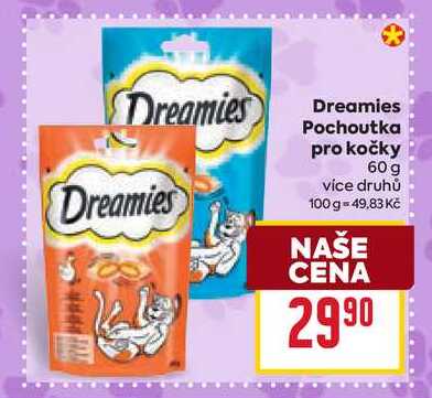 Dreamies Pochoutka pro kočky 60 g 