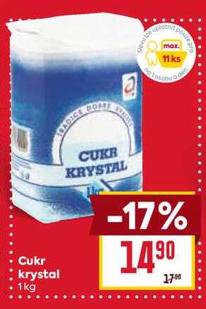 Cukr krystal 1 kg