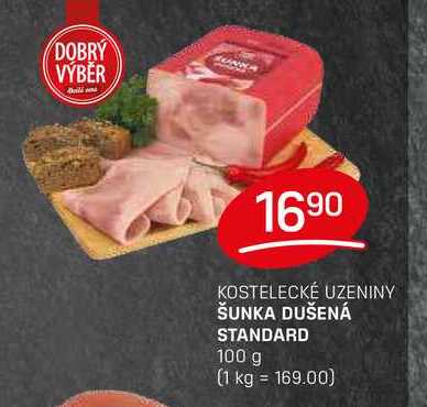 ŠUNKA DUŠENÁ STANDARD 100 g 