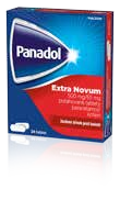 Panadol Extra Novum 500 mg/65 mg 24 potahovaných tablet