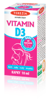 TEREZIA Vitamin D3 BABY 400 IU kapky, 10 ml