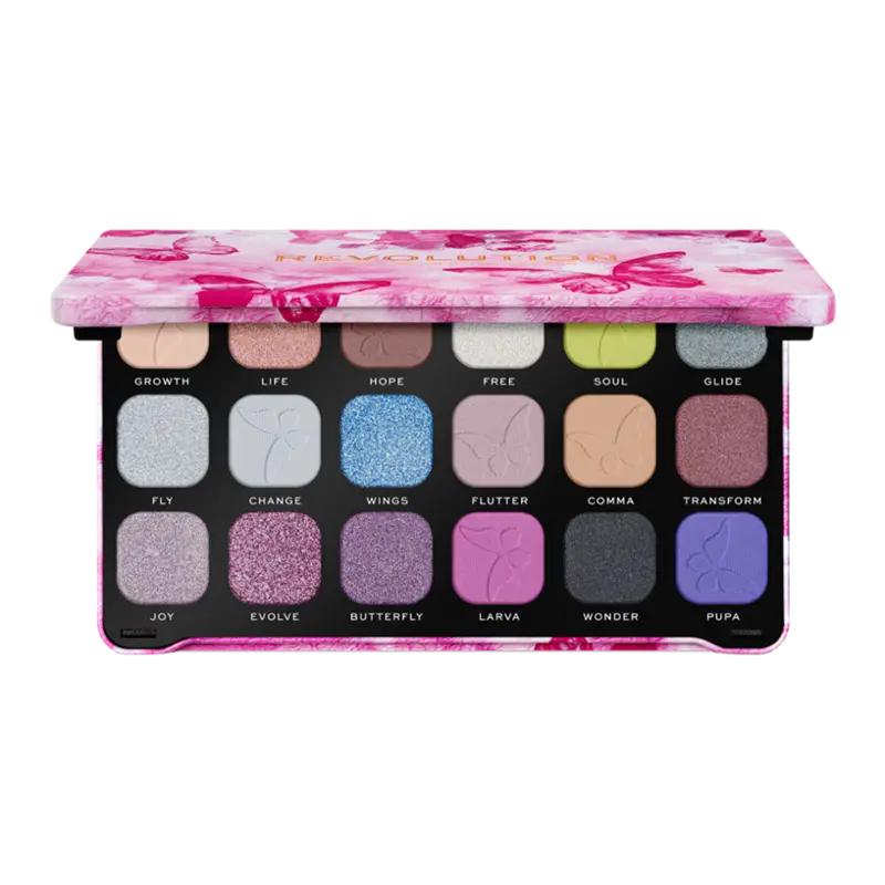 Makeup Revolution Paleta očních stínů Forever Flawless Butterfly, 1 ks