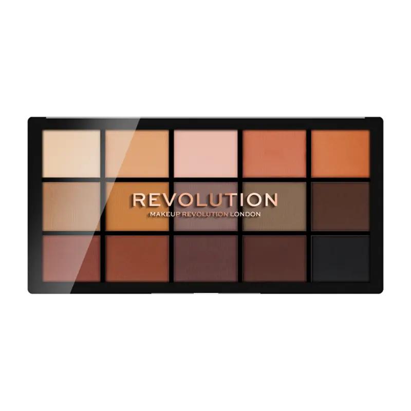 Makeup Revolution Paletka očních stínů Re-loaded Basic Mattes, 1 ks