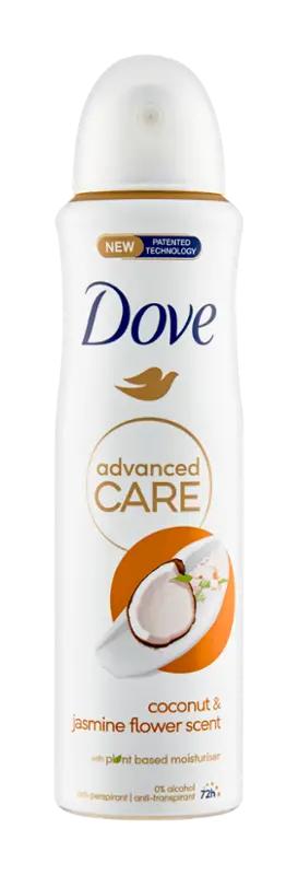 Dove Antiperspirant sprej pro ženy Advanced Kokos, 150 ml