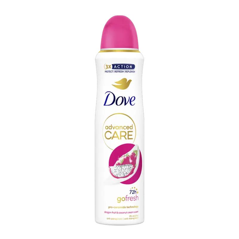 Dove Antiperspirant sprej pro ženy Advanced Protection Dragonfruit & Coconut Cream, 150 ml