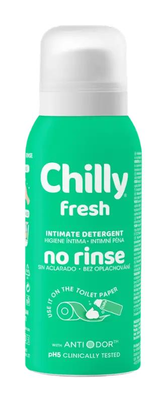 Chilly Intimní mycí pěna bez oplachování Fresh, 100 ml