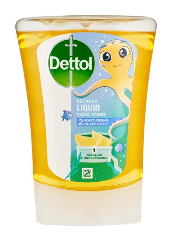 Dettol Kids Tekuté mýdlo náplň do bezdotykového dávkovače Bavič grapefruit, 250 ml