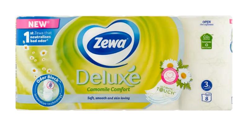 Zewa Toaletní papír Deluxe Camomile Comfort 3vrstvý, 8 ks