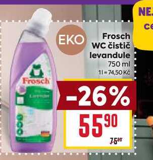 Frosch WC čistič levandule 750 ml