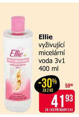 Ellie vyživující micelární voda 3v1 400 ml 