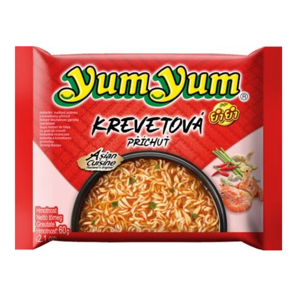 YumYum Instantní nudlová polévka krevetová příchuť