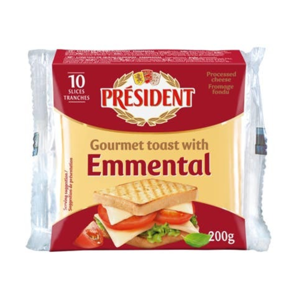 Président Tavené plátky Emmental