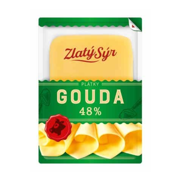 Zlatý Sýr Gouda plátky (48%)