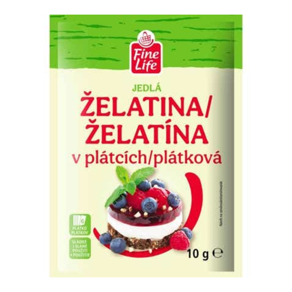 Fine Life Želatina plátky