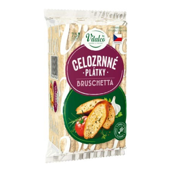 Vitalco Celozrnné plátky Bruschetta