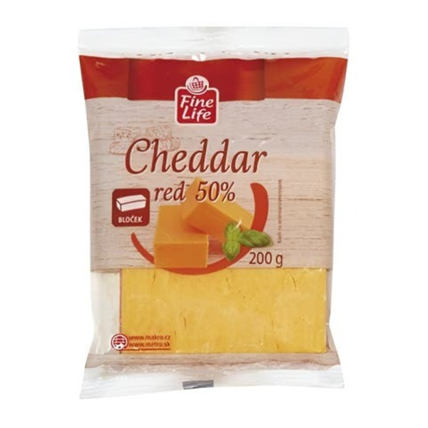 Fine Life Red Cheddar 50 % bloček