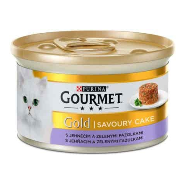 Gourmet Gold Savoury Cake s jehněčím a zelenými fazolkami