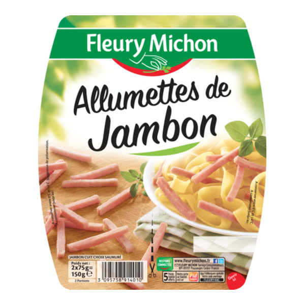 Monoprix Fleury Michon šunka, 2x75g