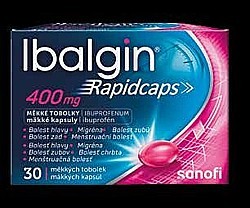 Ibalgin® Rapidcaps 400 mg 30 měkkých tobolek