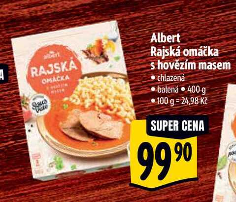  Albert Rajská omáčka s hovězím masem 400 g