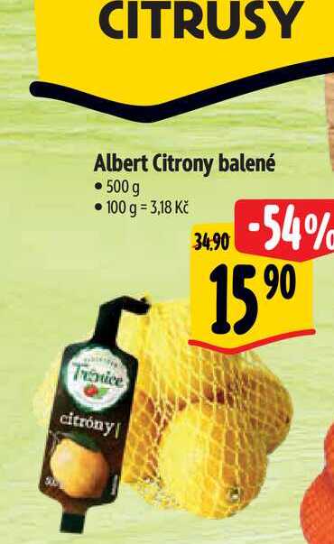  Albert Citrony balené 500 g 