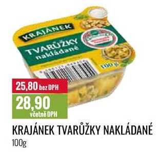 KRAJÁNEK TVARŮŽKY NAKLÁDANÉ 100g 