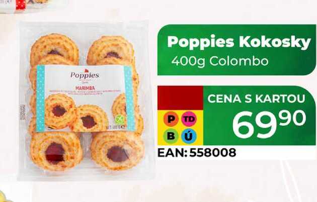 Poppies Kokosky 400g Colombo  