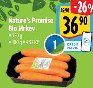 Nature's Promise Bio Mrkev, 750 g 