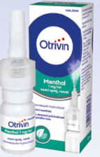 Otrivin Menthol 1 mg/ml nosní sprej roztok 10 ml