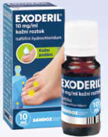 EXODERIL® 10 mg/ml kožní roztok 10 ml