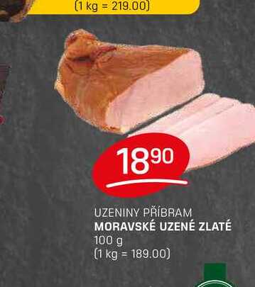 MORAVSKÉ UZENÉ ZLATÉ 100 g 