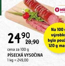 Písecká Vysočina 100g