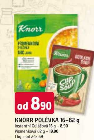 KNORR POLÉVKA 16 g 