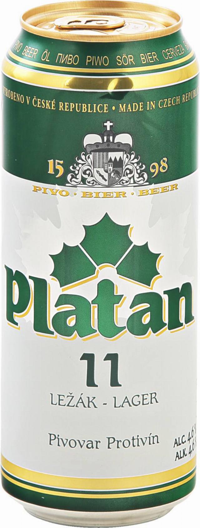 Platan 11 Pivo světlý ležák