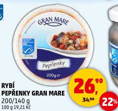 PEPŘENKY GRAN MARE, 200/140 g