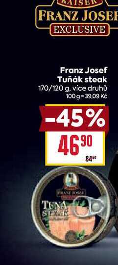 Franz Josef Tuňák steak 170/120 g