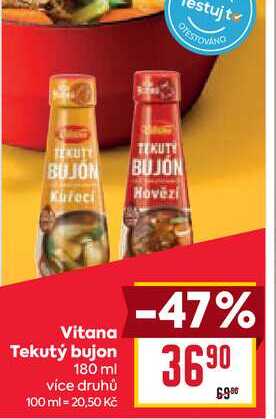 Vitana Tekutý bujon 180 ml