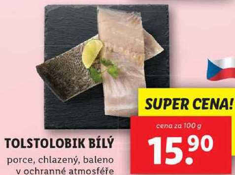 TOLSTOLOBIK BÍLÝ, cena za 100 g