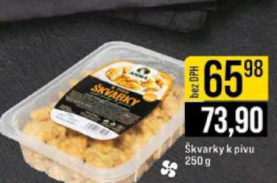 Škvarky k pivu 250 g
