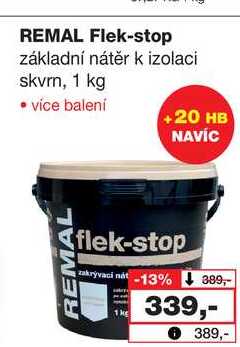 REMAL Flek-stop základní nátěr k izolaci skvrn, 1 kg